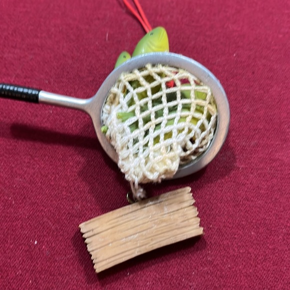 2 fishing ornaments net profit, bait em hook em bag em bass waders net fisherman - Picture 5 of 8